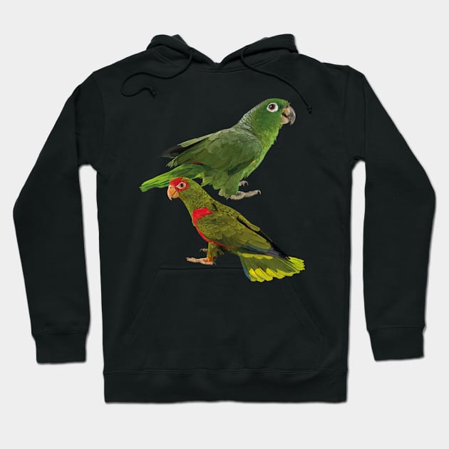 Parrots Hoodie by obscurite